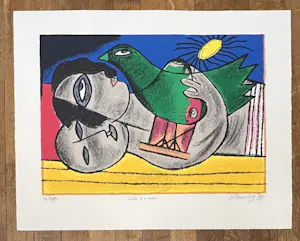 Corneille - Koppel met vogel, 1997 kopen? Bied vanaf 600!