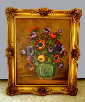 Buy Henri Endlich - Bloemen stilleven anemonen? Bid from 80!