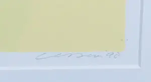 Henk van Vessem - Zeefdruk, Zonder titel - Ingelijst kopen? Bied vanaf 1!