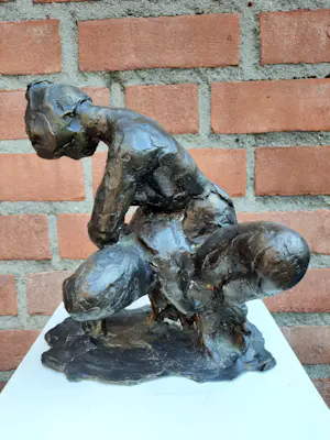 Karel Gomes - Hurkende vrouw kopen? Bied vanaf 550!