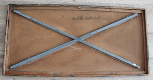 Piet Smissaert - Olieverf op board: Witte tekens kopen? Bied vanaf 295!