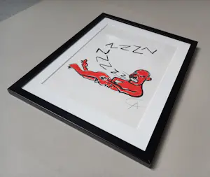Alexander Calder - Lettera Z Photolithographie 1974 Bolaffi Arte signiert, gerahmt kopen? Bied vanaf 149!