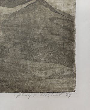 Antony van Lieshout - Zilverzandgroeve Waubach, aquatint ets kopen? Bied vanaf 40!