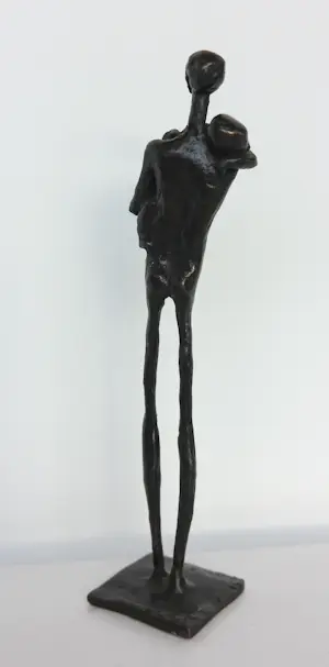 Jaroslawa Dankowa - Vader met kind (Brons) kopen? Bied vanaf 250!