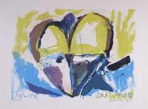 Jan Cremer - Zeefdruk, Tulipe du Nord - Ingelijst (Zeer Groot) kopen? Bied vanaf 350!