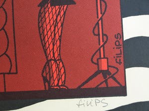 Filips - Zeefdruk , Moses au Martial – gesigneerd & ingelijst – ca 1985 kopen? Bied vanaf 50!