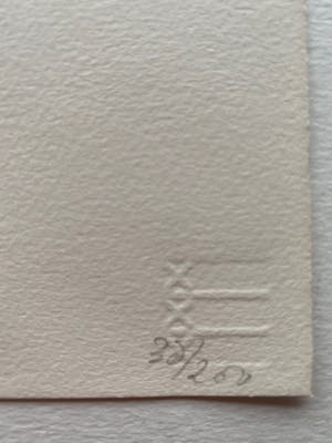 Otto Egberts - Handbetekende litho met persoonlijke boodschap kopen? Bied vanaf 50!