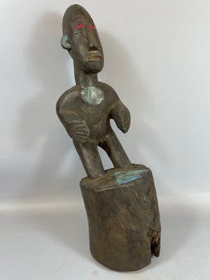Fang - Old African statue from the Fang - Gabon. kopen? Bied vanaf 45!