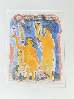 Lucebert - Wetterhexen 1993 nummer 19/35 kopen? Bied vanaf 295!