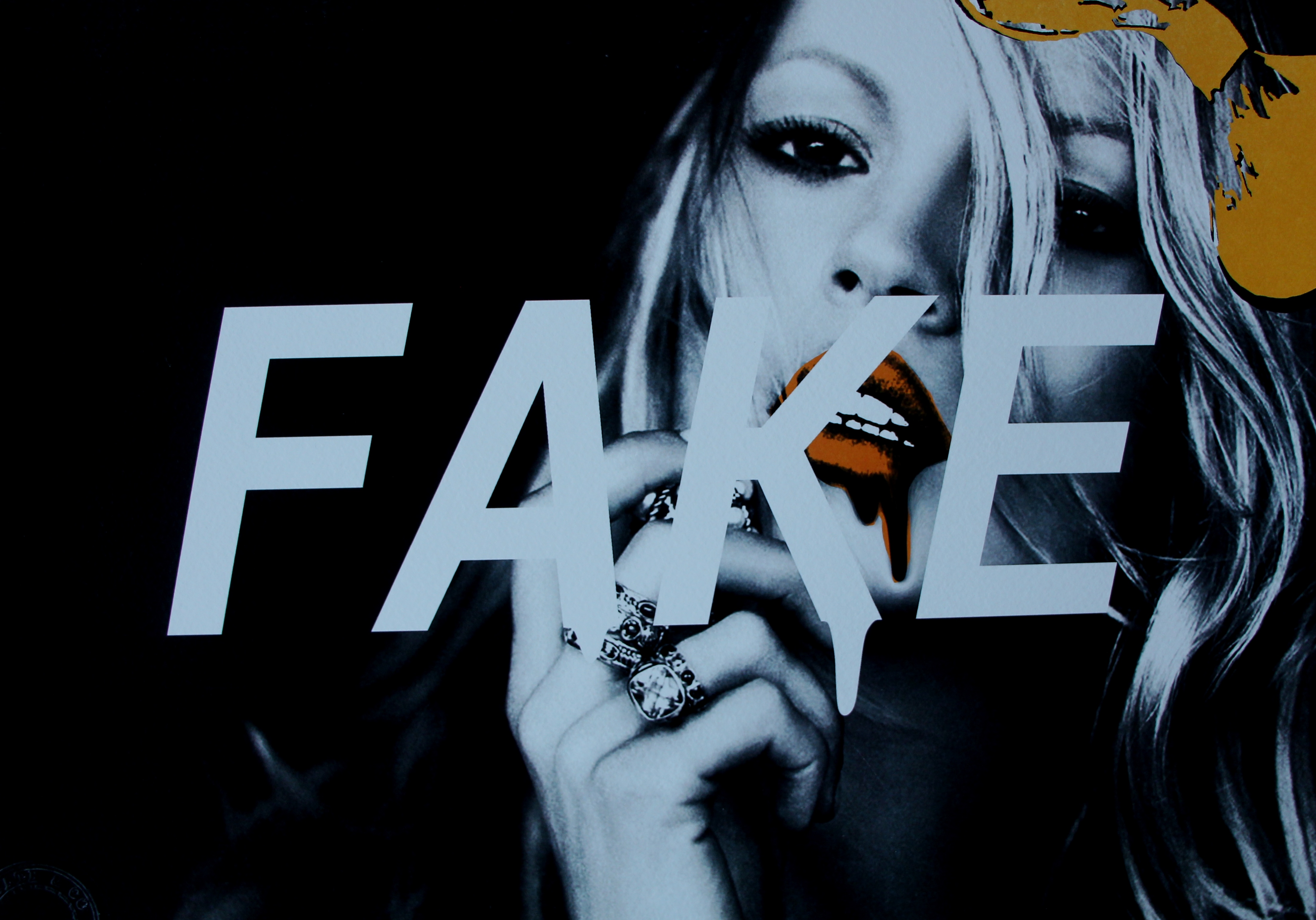 AcheterDeath NYC - Zeefdruk: Fake Kate Moss - 2015? Enchérissez de 60!