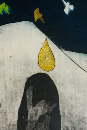 Michel van Overbeeke - Kleurets op papier, Be light - Ingelijst kopen? Bied vanaf 80!