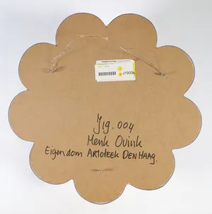 Henk Ovink - Wandobject van MDF en kunststof, Z.T. Bloemvorm kopen? Bied vanaf 1!