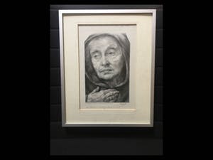 Aart van Dobbenburgh - Lithografie `"Zweven Godskind" bij Tolstoi's Oorlog en Vrede deel II kopen? Bied vanaf 10!