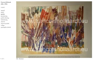 Frans Hollaardt - Bloemen, aquarel kopen? Bied vanaf 1!