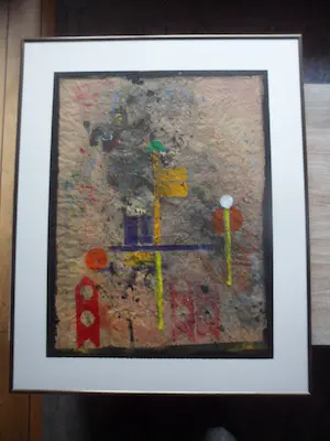 Hans Boomsma - Gemengde techniek op Japans papier kopen? Bied vanaf 50!