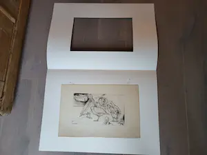 Nel Koen - ets, in de plaat gesigneerd en 1968 kopen? Bied vanaf 1!