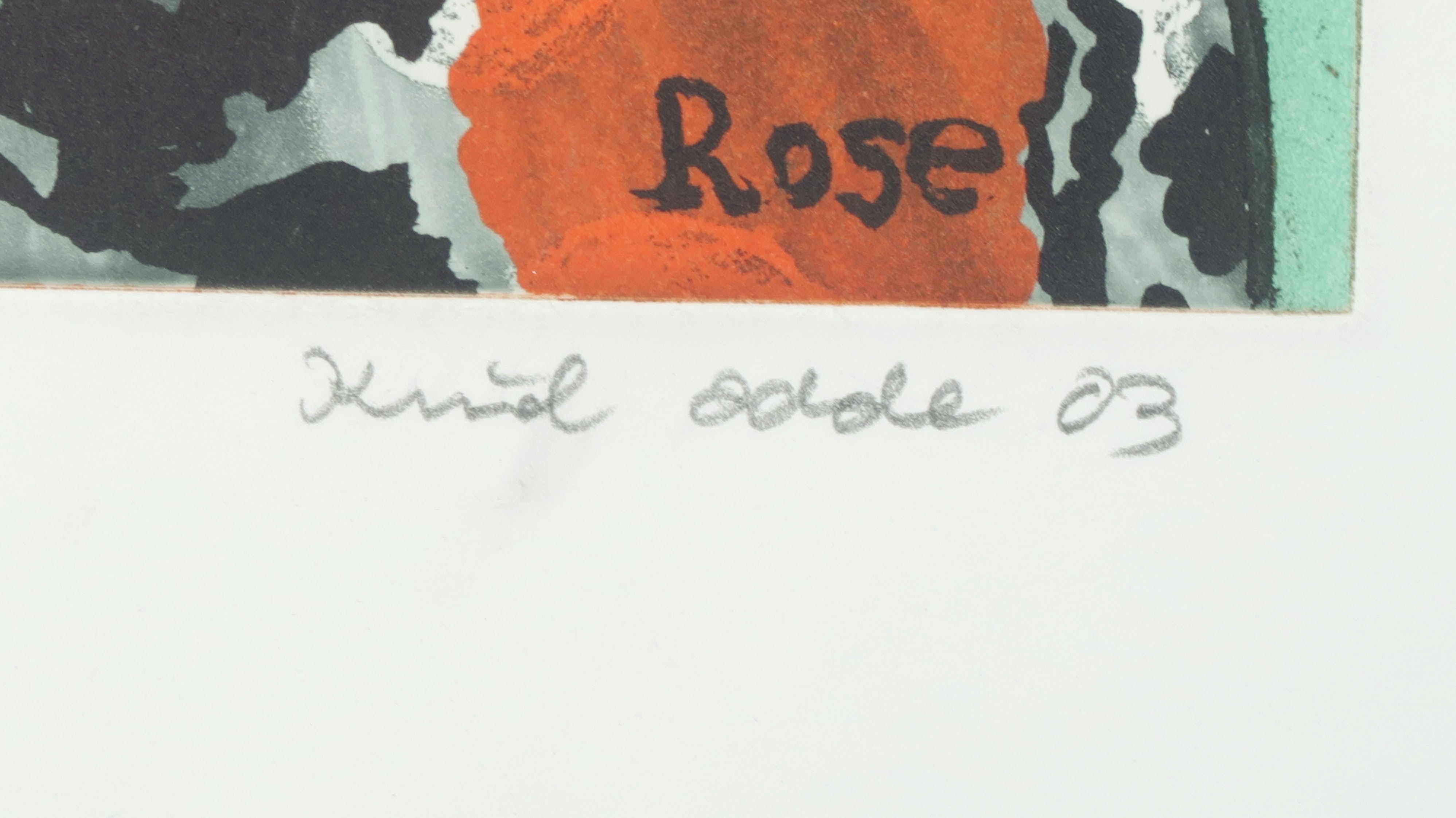 Knud Odde - Aquatint, Z.T. Rose kopen? Bied vanaf 60!