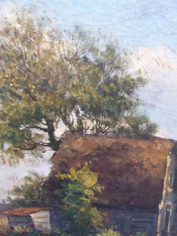 Charles Petit - Landschap met Vissershutten kopen? Bied vanaf 40!