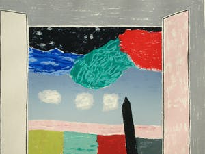 Harrie Gerritz - Ingelijste zeefdruk , Black Totem – 1990 – oplage 30 kopen? Bied vanaf 55!