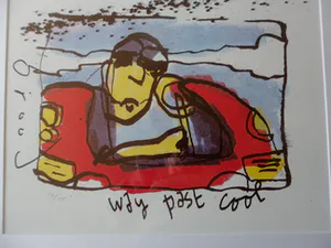 Herman Brood - Zeefdruk. Titel, "Way past cool ". kopen? Bied vanaf 250!