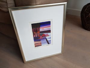 Ton Schulten - Zeefdruk 20/20 - Huisje in besneeuwd landschap kopen? Bied vanaf 199!