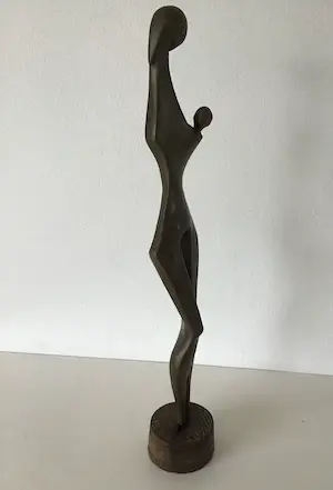 Brons (Onbekend) - Zonder titel - moeder en kind kopen? Bied vanaf 80!