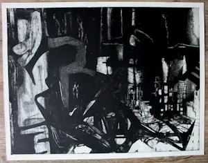 Ru van Rossem - Ets: Sodom en Gomorra - 1964 kopen? Bied vanaf 59!