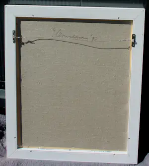 Jeroen Henneman - Ingelijste acrylverf : weg I (nieuwe lijst!) kopen? Bied vanaf 1895!