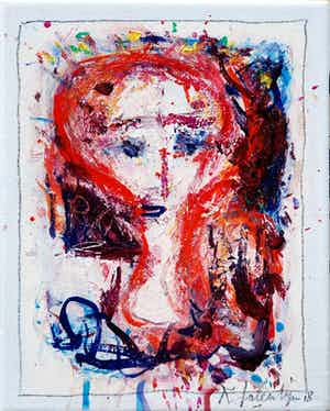 Kees Salentijn - Cacrima Christie - olieverf schilderij uit 2018 verkocht voor € 295!