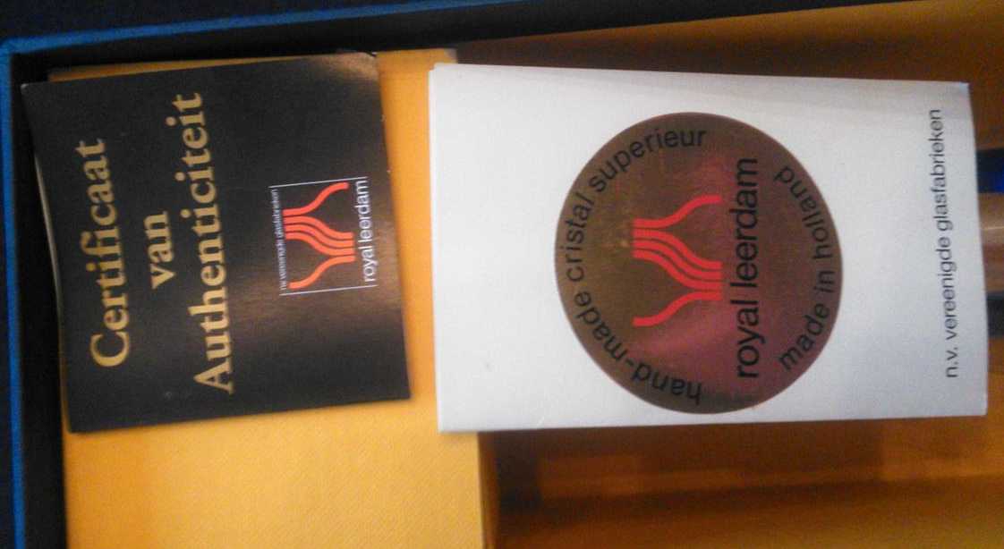 Royal Leerdam - Frans Molenaar - Serica stolpvaas (gelimiteerde oplage) kopen? Bied vanaf 79!