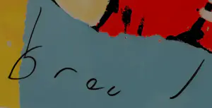 Herman Brood - Ingelijste zeefdruk: De voetballers kopen? Bied vanaf 495!