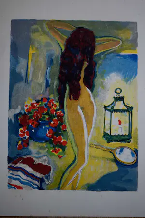 Kees van Dongen - Houtgravure - L`adolescente au miroir kopen? Bied vanaf 50!