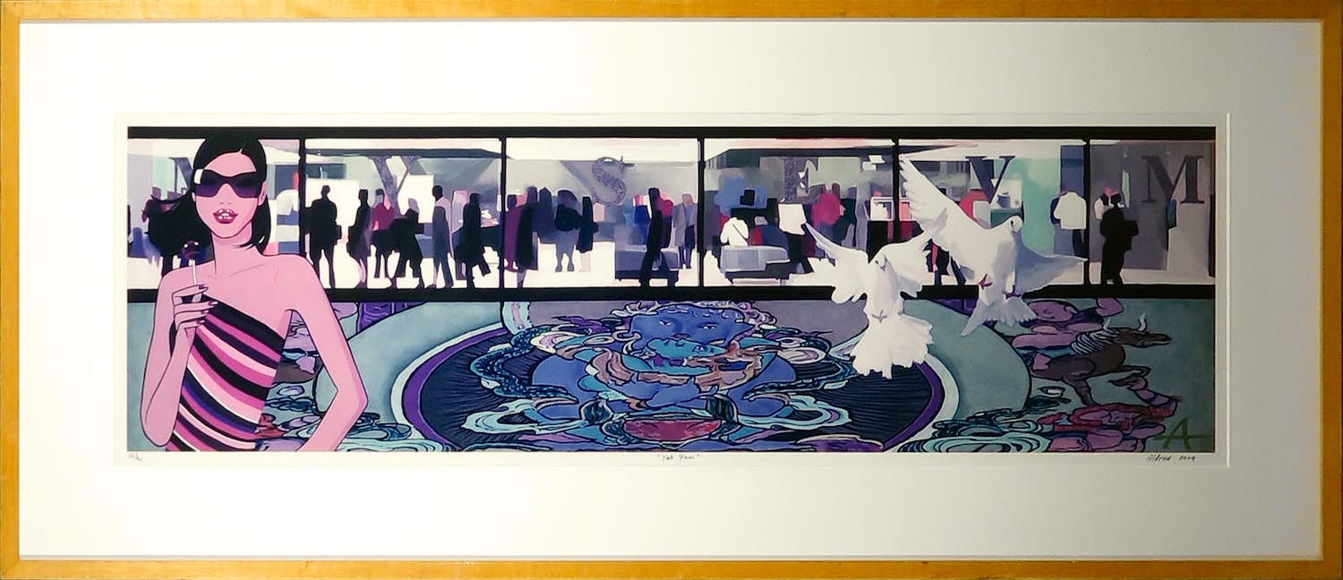 Alfred Degens - Lambdaprint, Yam Yum - Ingelijst (Groot) kopen? Bied vanaf 1!