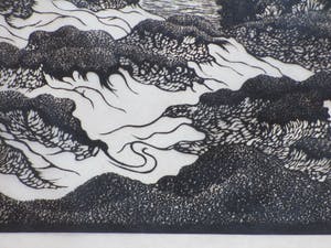 Antonius Hubertus Nordberg - Duinen - Houtsnede kopen? Bied vanaf 1!