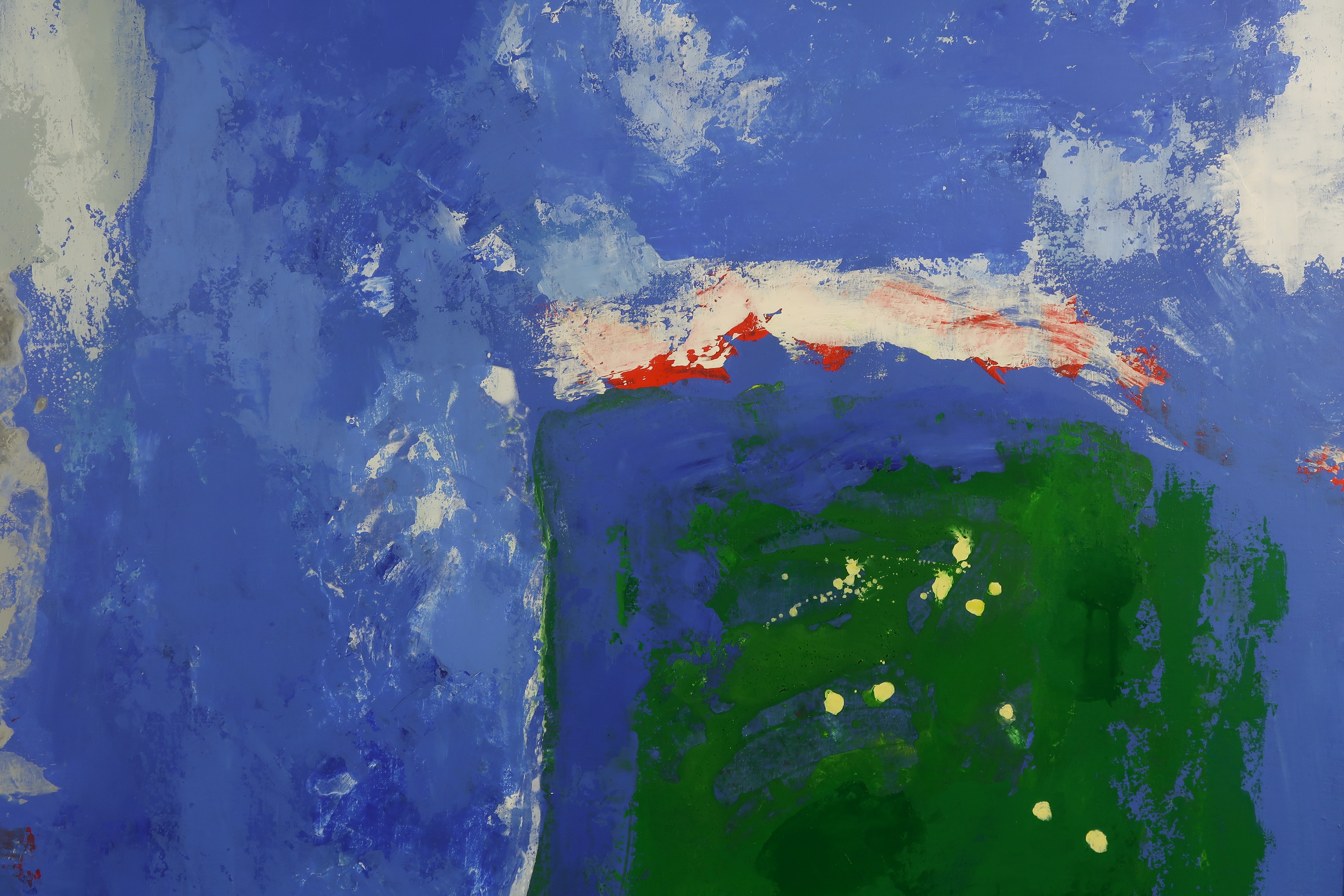 Jef Diederen - Acryl op doek, Abstracte voorstelling - Ingelijst (Zeer groot) kopen? Bied vanaf 1500!