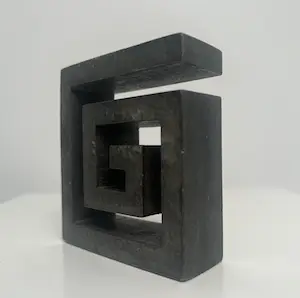 Hil Andringa - Ijzeren sculptuur | 'zonder titel' kopen? Bied vanaf 1!