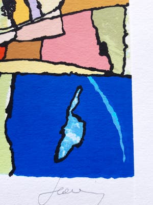 Jan Latinne - 2 zeefdrukken - zonder titel kopen? Bied vanaf 110!