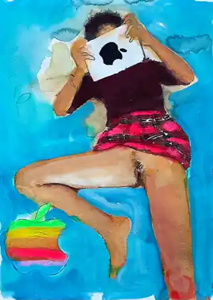 Peter Klashorst - Apple Girl verkocht voor € 99!