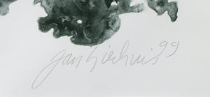 Jan Sierhuis - Litho, Zonder titel - Ingelijst kopen? Bied vanaf 35!