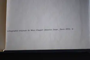 Marc Chagall - dubbelbladige kleurenlitho in de originele Franse editie XXe siecle- kopen? Bied vanaf 130!