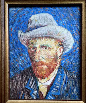 Niet of onleesbaar gesigneerd - 3 Repro Van Gogh portretten kopen? Bied vanaf 10!