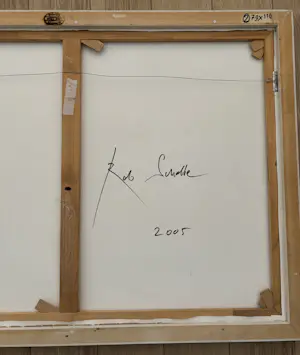 Rob Scholte - "Slipjacht" - Embroidery - 79 x 109 x 4 cm - Achterzijde gesigneerd - 2005 kopen? Bied vanaf 650!
