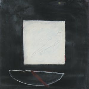 Niet of onleesbaar gesigneerd - Olieverf op papier, Moonlight Sonata - Ingelijst kopen? Bied vanaf 1!
