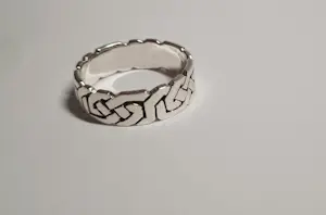 Nieuwe zilveren  Navajo Scott Dave band Ring  Keltische   knoop kopen? Bied vanaf 70!