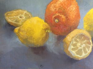Niet of onleesbaar gesigneerd - Fruit compositie kopen? Bied vanaf 10!