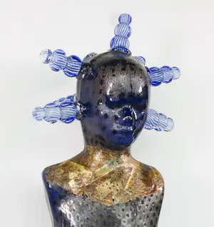 Richard Price - Sculptuur van glas, Blue Lady (Groot!) kopen? Bied vanaf 2000!