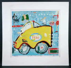 Jacob Herskind - Zeefdruk, Esso kopen? Bied vanaf 35!