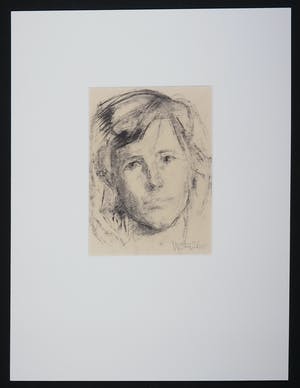 Wim Steijn - Houtskooltekening, Portret kopen? Bied vanaf 10!