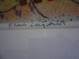 Frank Lengvenius - Zeefdruk. Titel, "Live I". kopen? Bied vanaf 35!