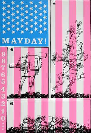 Shinkichi Tajiri - Zeefdruk, Mayday! verkocht voor € 50!